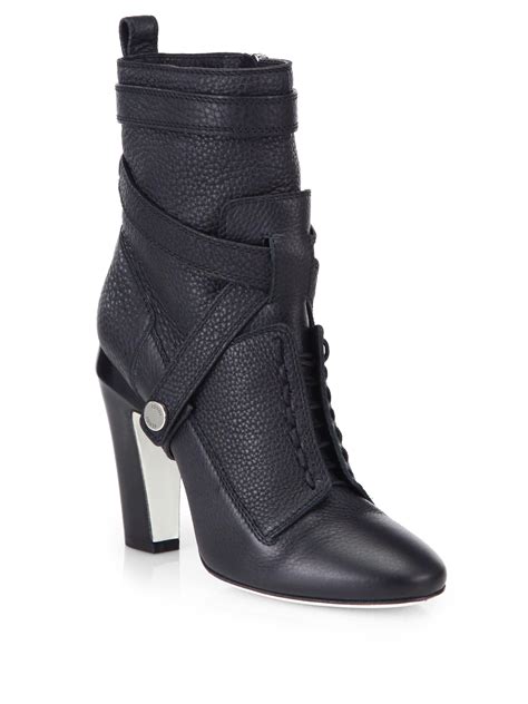 fendi ankle boots black|fendi boots 2021.